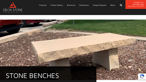 Delta Stone Products - Sustainable Natural Stone Benches