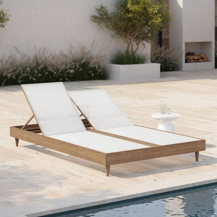 An application scenario or product detail of double outdoor chaise lounge - Image 9
