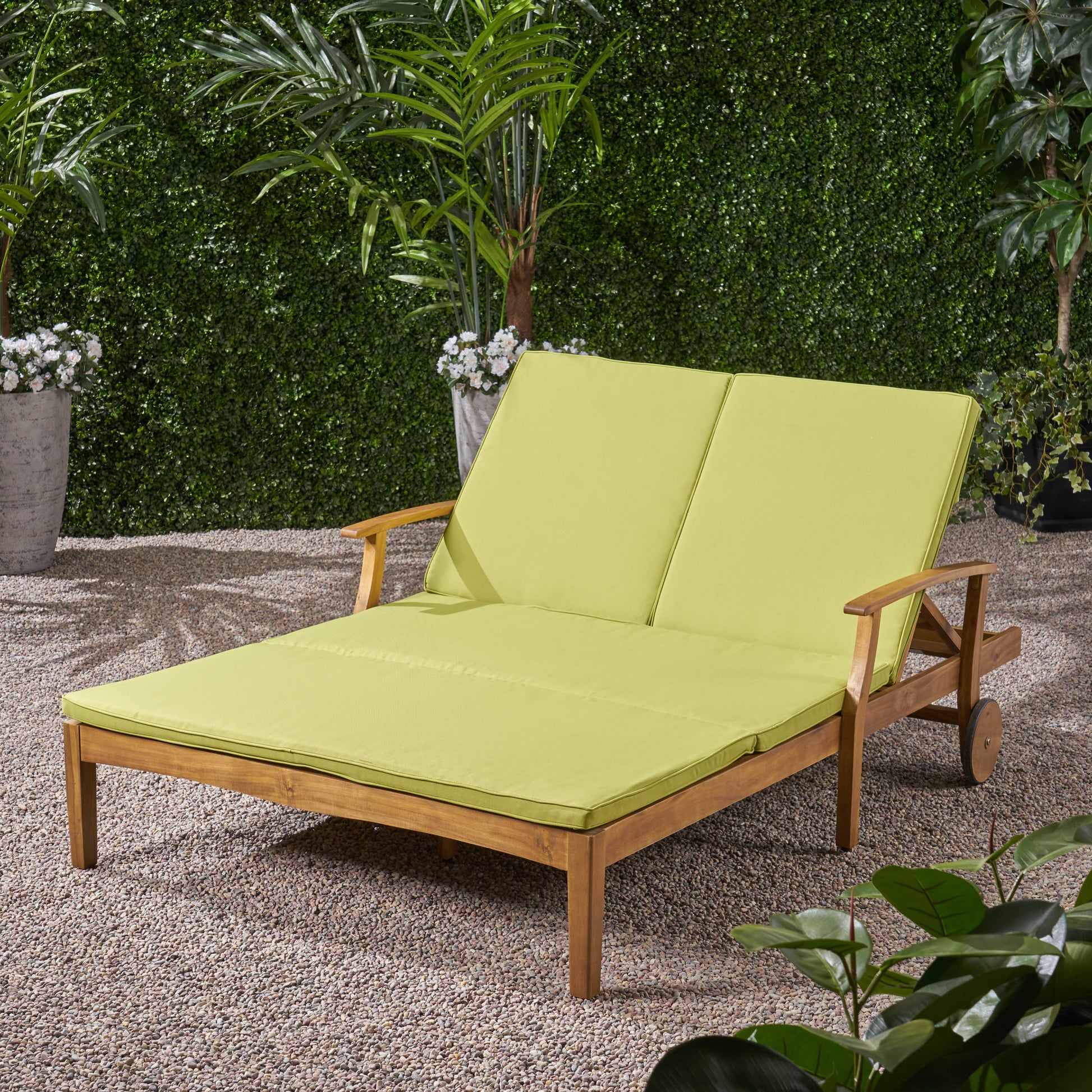 An application scenario or product detail of double outdoor chaise lounge - Image 17