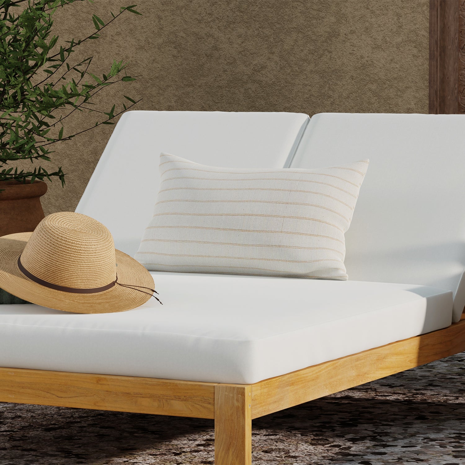 An application scenario or product detail of double outdoor chaise lounge - Image 20