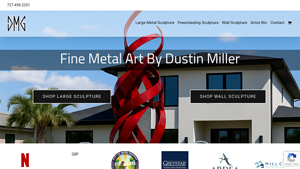Dustin Miller Gallery - Large Metal Sculptures