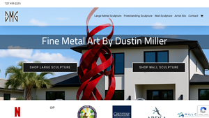 Dustin Miller Gallery - Large Metal Sculptures