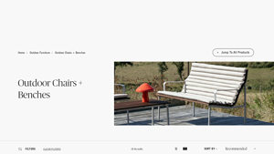 DWR - Modern Outdoor Chairs & Benches