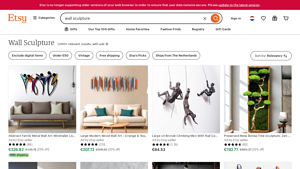 Etsy - Unique Wall Sculptures