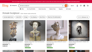 Etsy - Female Sculpture