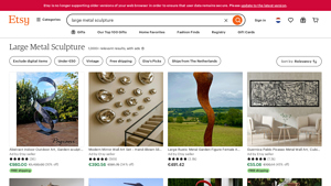 Etsy - Unique Metal Sculptures