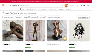 Etsy - Female Sculpture Collection