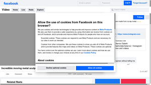 Facebook - Dynamic Scrap Metal Art