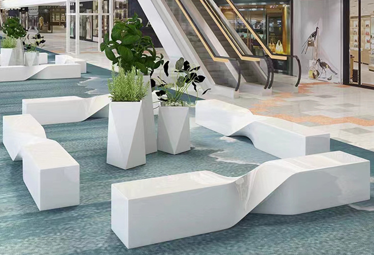 An application scenario or product detail of fiberglass bench - Image 11