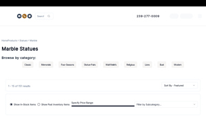 Fine's Gallery - Exquisite Marble Statues