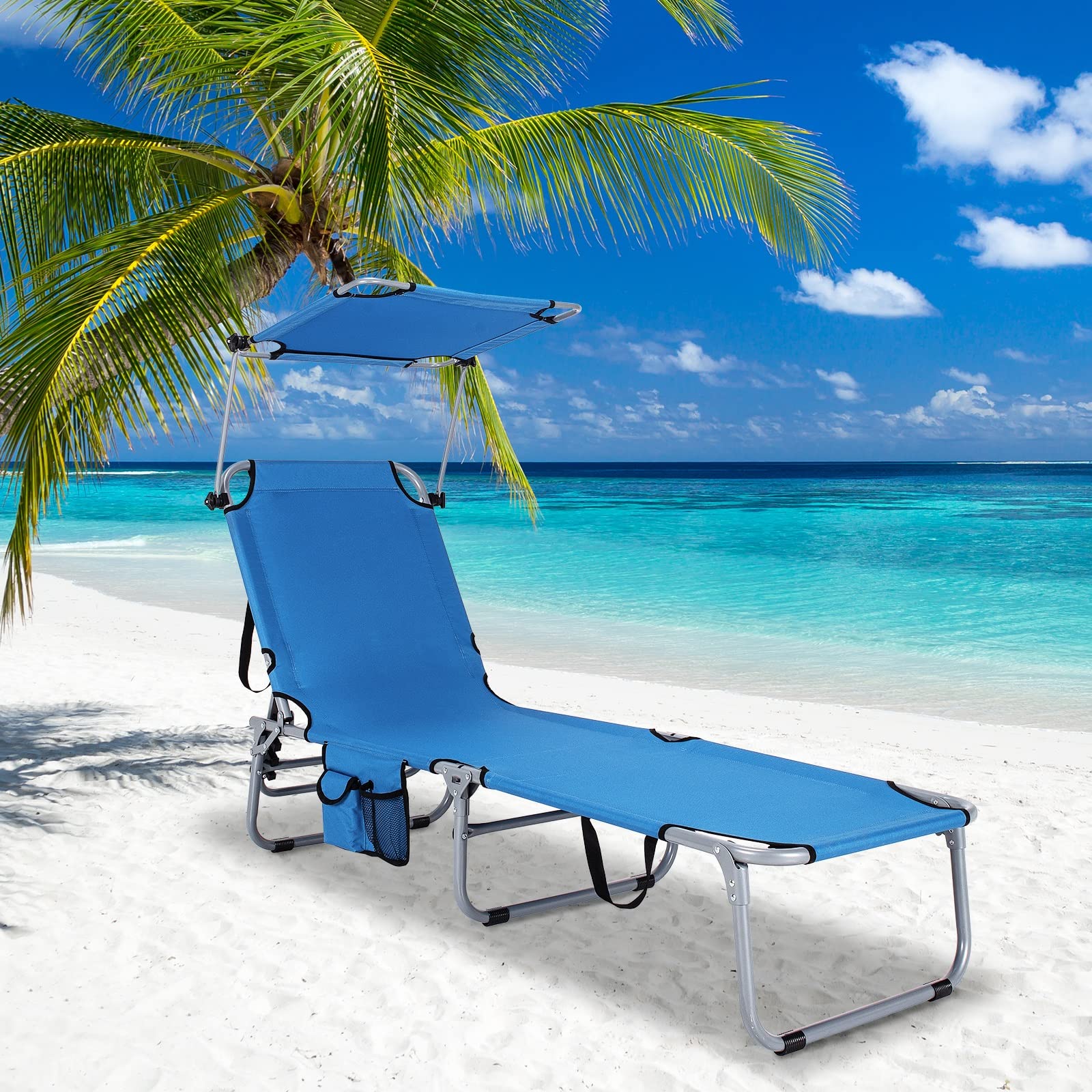An application scenario or product detail of foldable chaise lounge chairs outdoor - Image 13