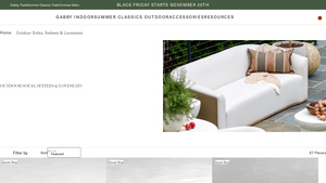 Gabriel Law White - Luxury Outdoor Sofas
