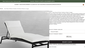 Summer Classics - Aire Resin Wicker Outdoor Armless Chaise Lounge