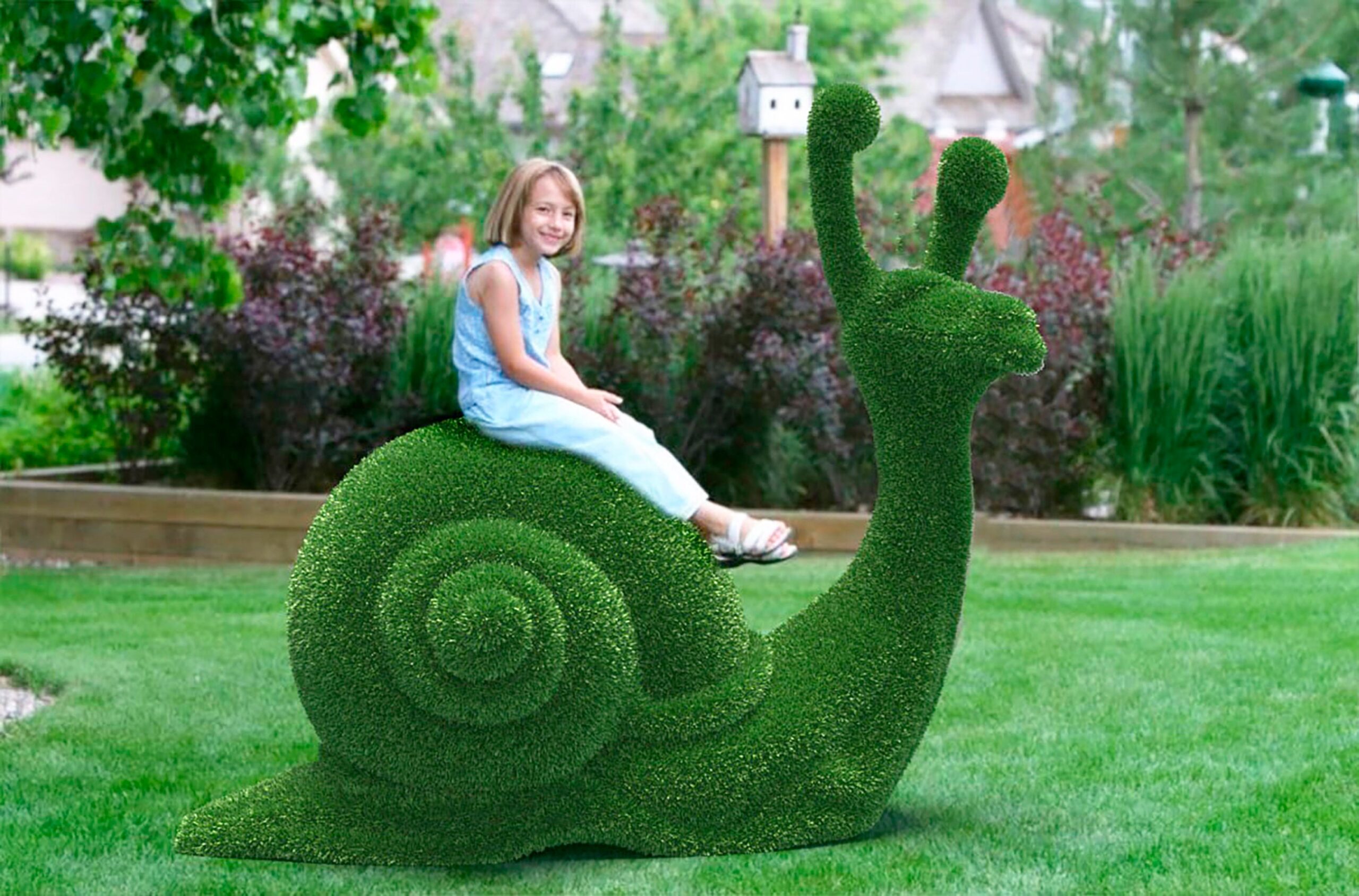 An application scenario or product detail of garden animal sculptures - Image 14