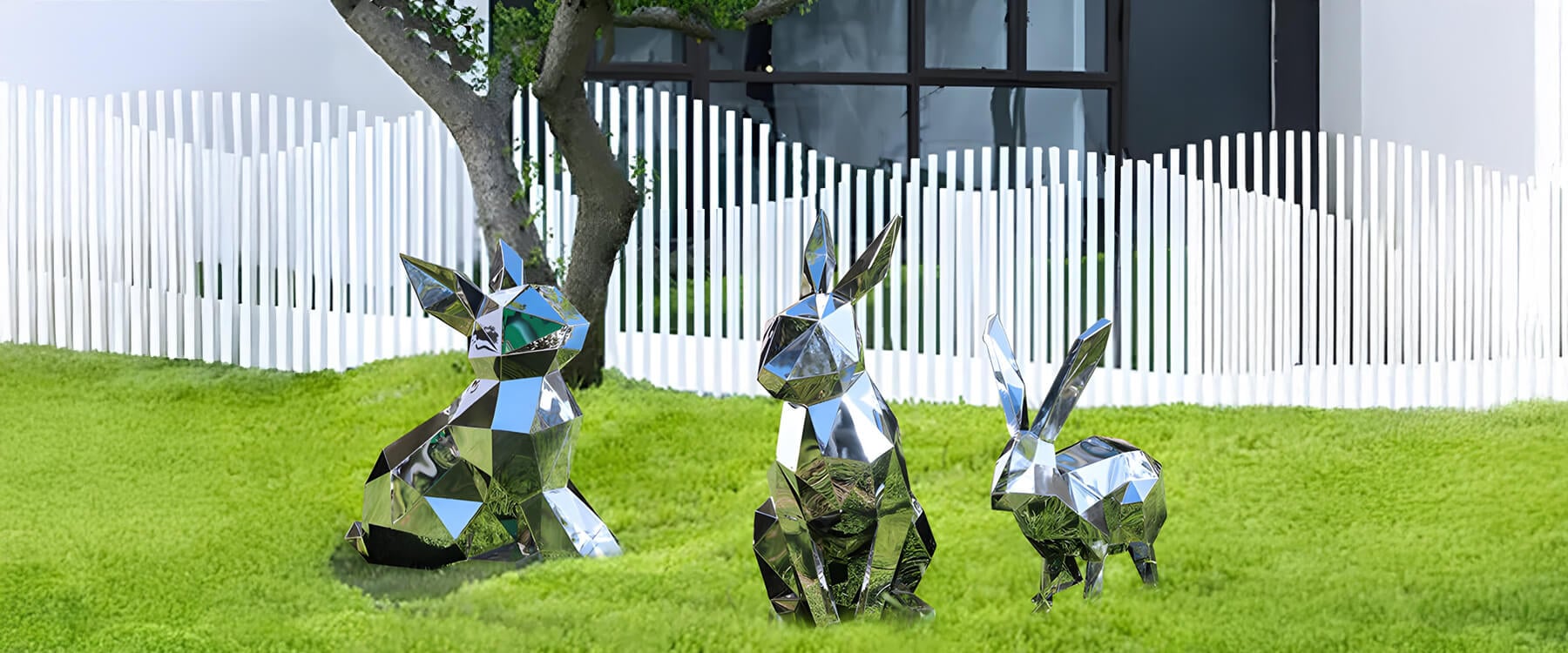 An application scenario or product detail of garden animal sculptures - Image 22