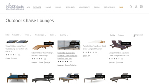 GDF Studio - Outdoor Chaise Lounges