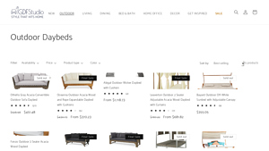 GDF Studio - Oceanna Outdoor Expandable Daybed