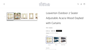 GDF Studio - Leaverton Outdoor Daybed