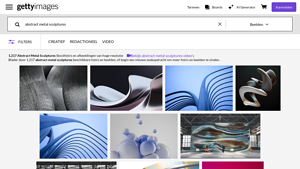 Getty Images - Authentic Abstract Metal Sculptures