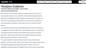 Golden Artist Colors - Fiberglass Sculptures