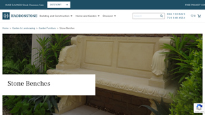 Haddonstone - Cast Stone Garden Benches