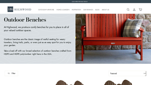 Highwood - Outdoor Benches