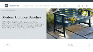 Highwood USA - Modern Outdoor Benches