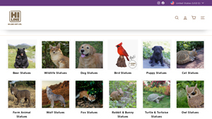 Hiline Gift - Lifelike Animal Garden Statues