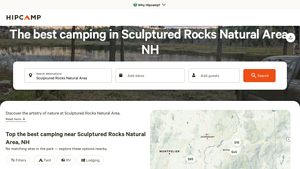 Hipcamp - Sculptured Rocks Camping Options