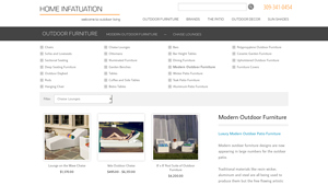 Home Infatuation - Modern Outdoor Chaise Lounges