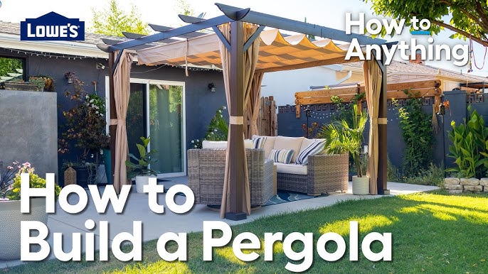 An application scenario or product detail of how to build pergola - Image 15