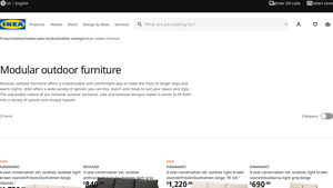 IKEA - NÄMMARÖ 4-seat Conversation Set