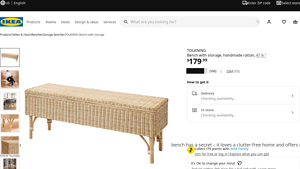 IKEA - TOLKNING Bench with Storage