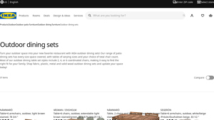 IKEA - NÄMMARÖ Table+6 Armchairs