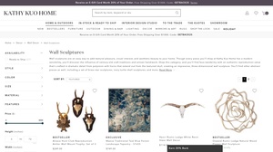 Kathy Kuo Home - Sculptural Wall Decor