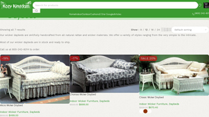 Kozy Kingdom - Alicia Wicker Daybed