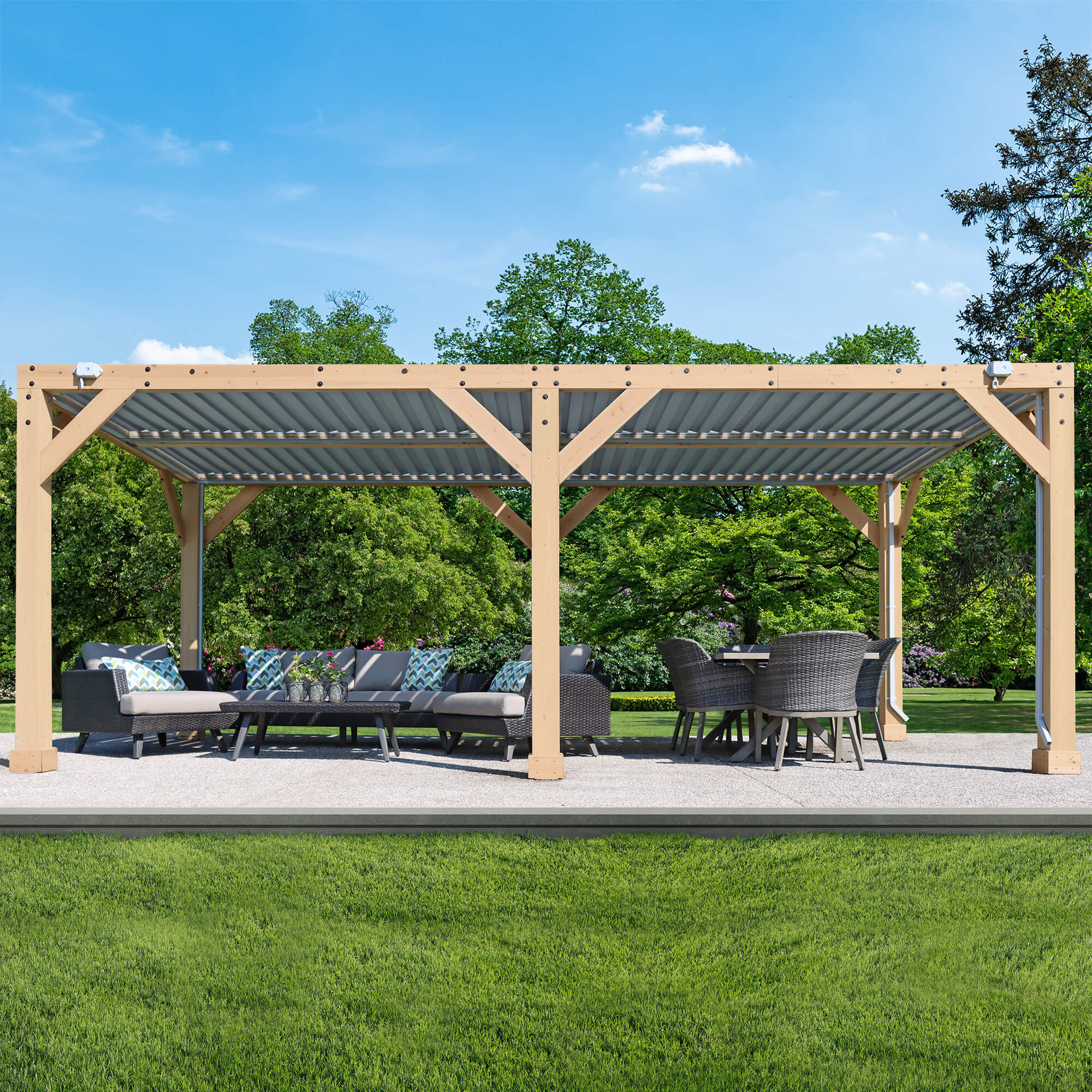 An application scenario or product detail of louvered pergolas - Image 21