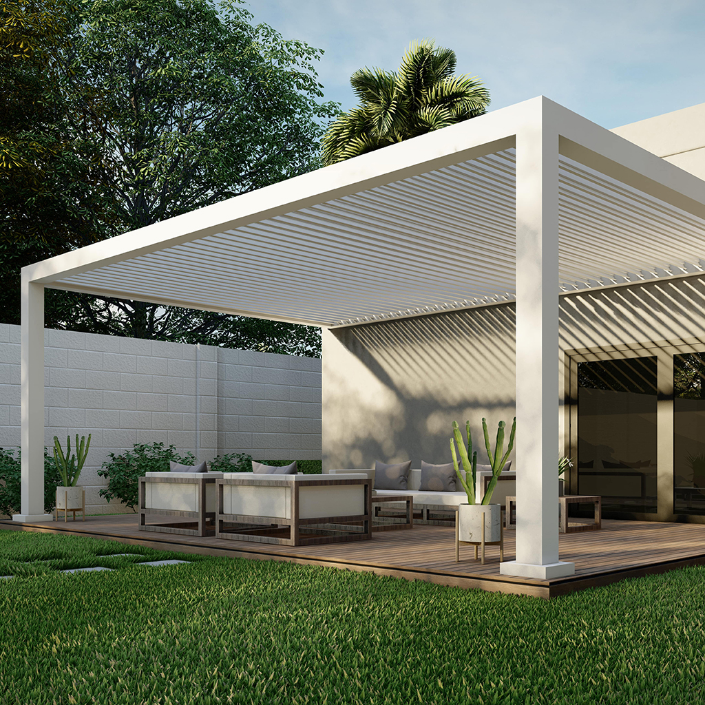 An application scenario or product detail of louvered pergolas - Image 23