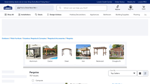 Lowe's - Outdoor Pergolas
