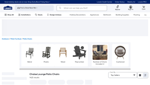 Lowe's - Chaise Lounge Patio Chairs