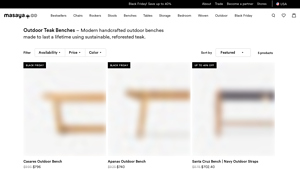 MasayaCo - Outdoor Teak Benches