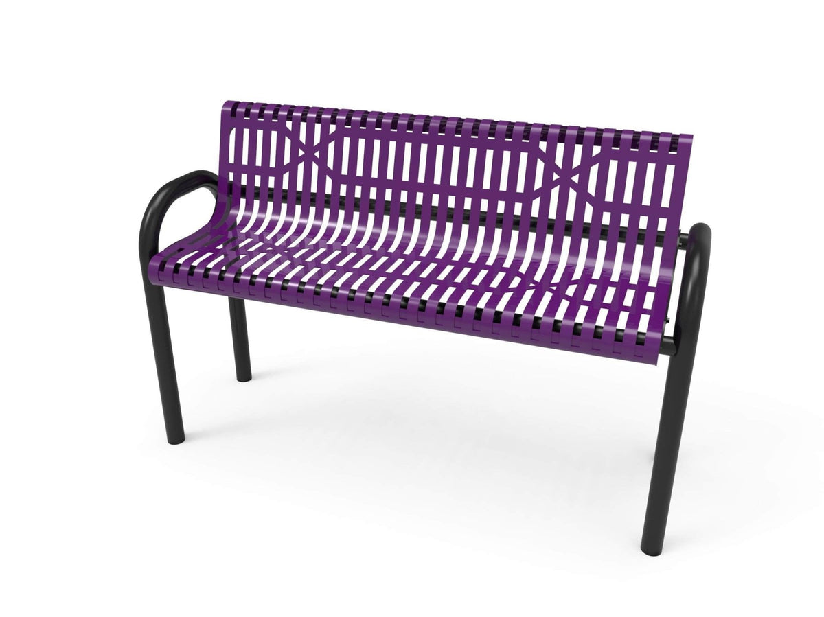 An application scenario or product detail of metal outdoor bench - Image 8