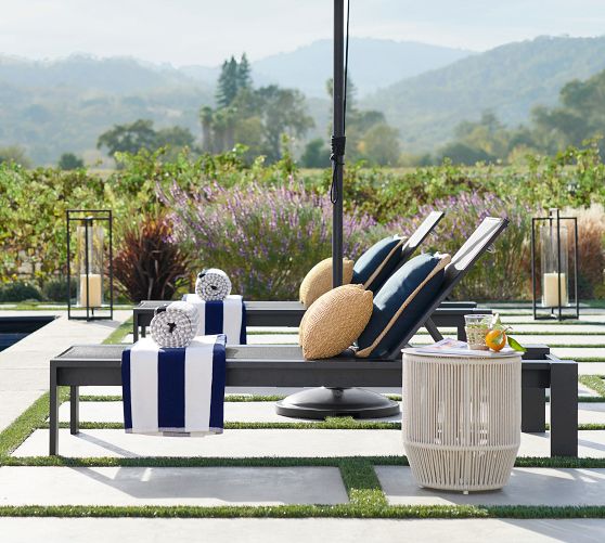 An application scenario or product detail of metal outdoor chaise lounge - Image 13