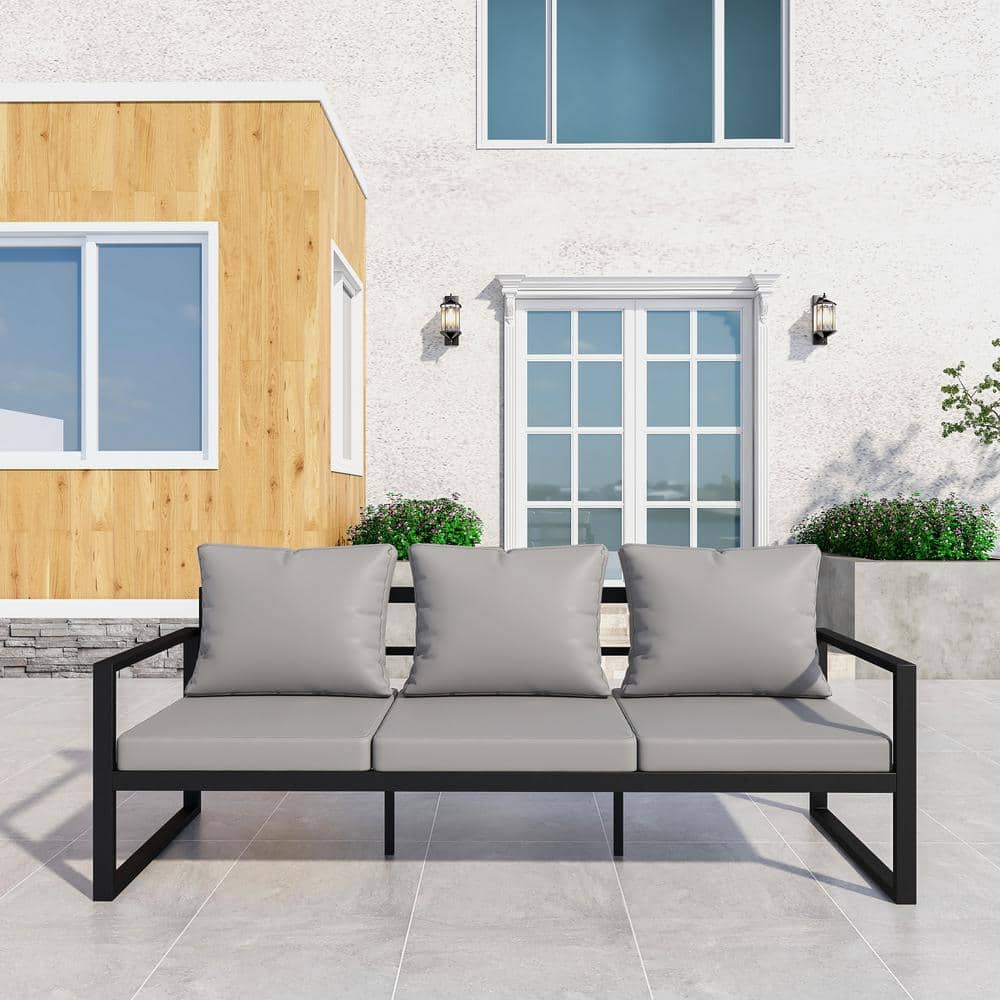 An application scenario or product detail of metal outdoor sofa - Image 8