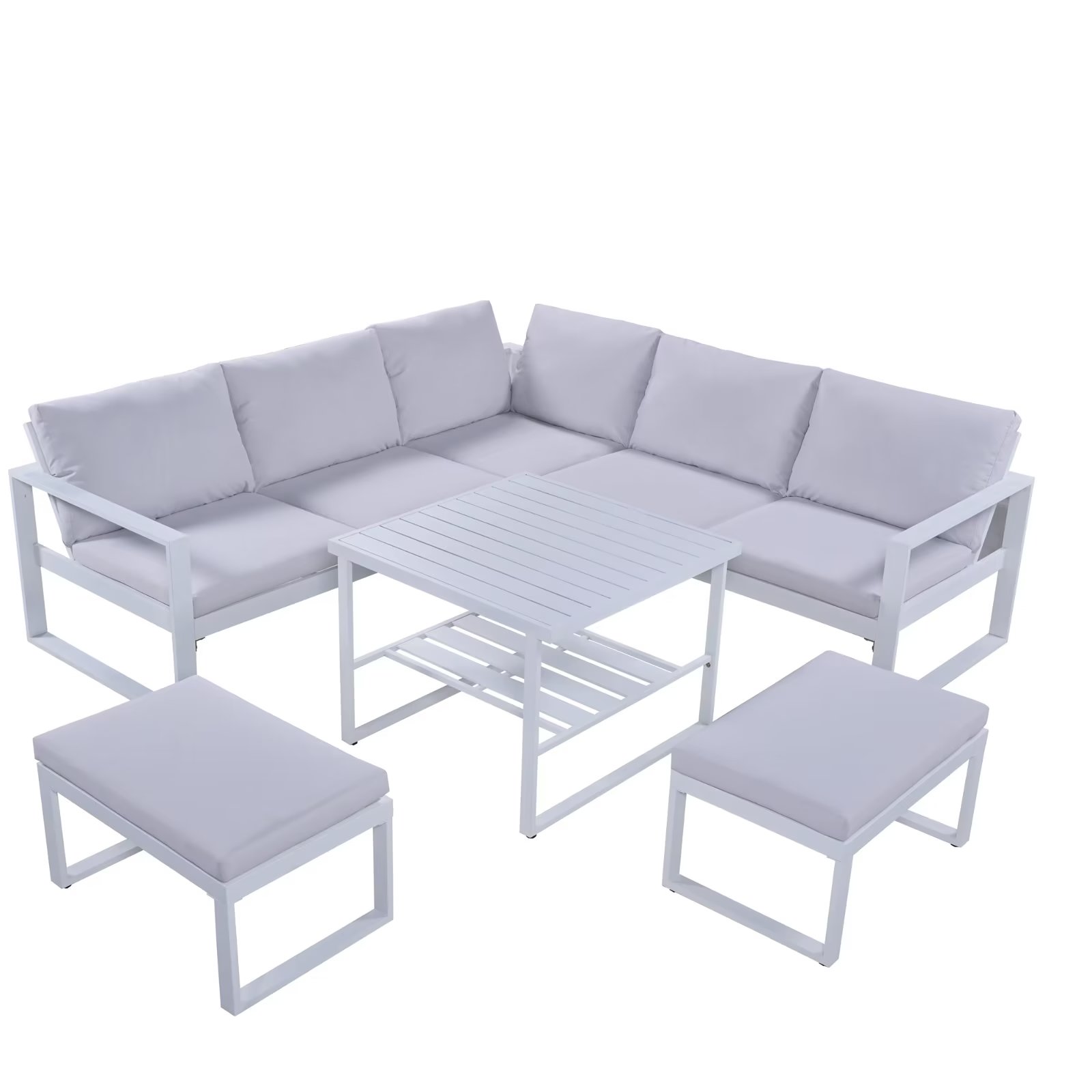 An application scenario or product detail of metal outdoor sofa - Image 19