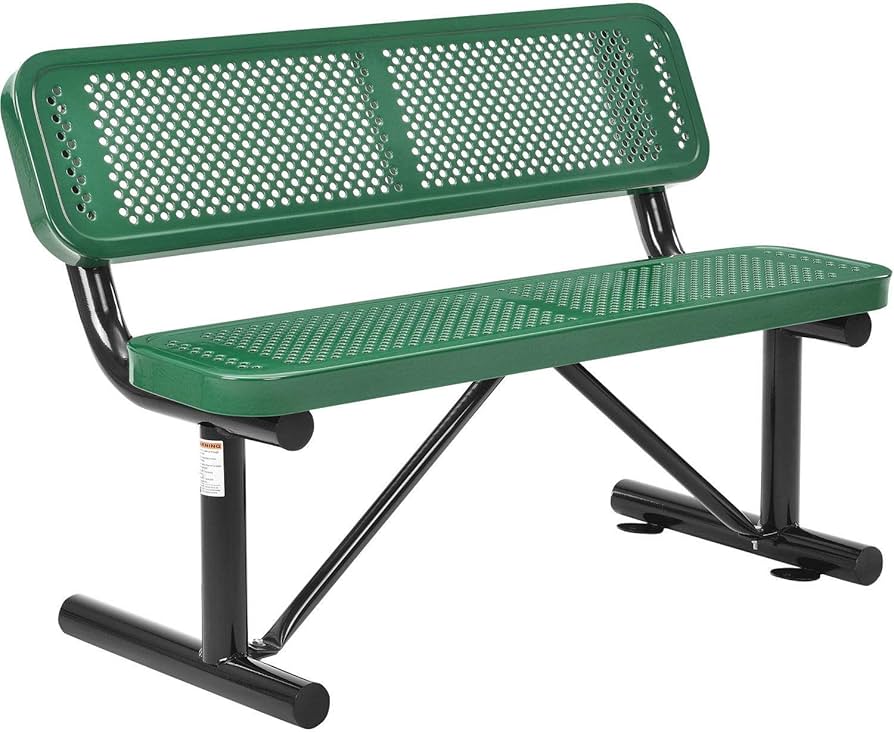 An application scenario or product detail of metal park bench - Image 2