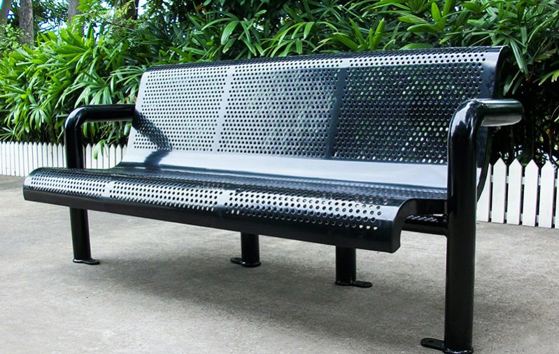 An application scenario or product detail of metal park bench - Image 16