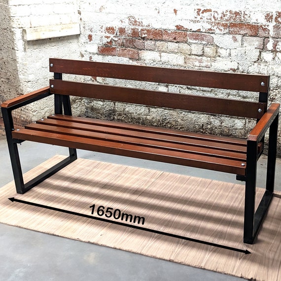 An application scenario or product detail of metal patio bench - Image 11
