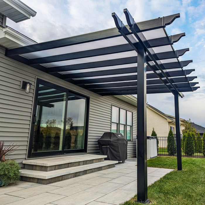 An application scenario or product detail of metal pergola with roof - Image 20