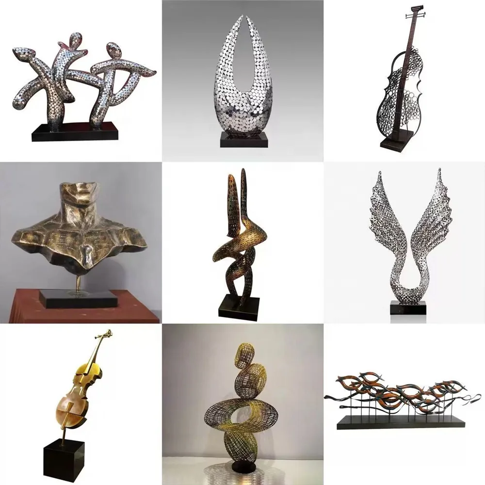 An application scenario or product detail of metal sculpture abstract - Image 20